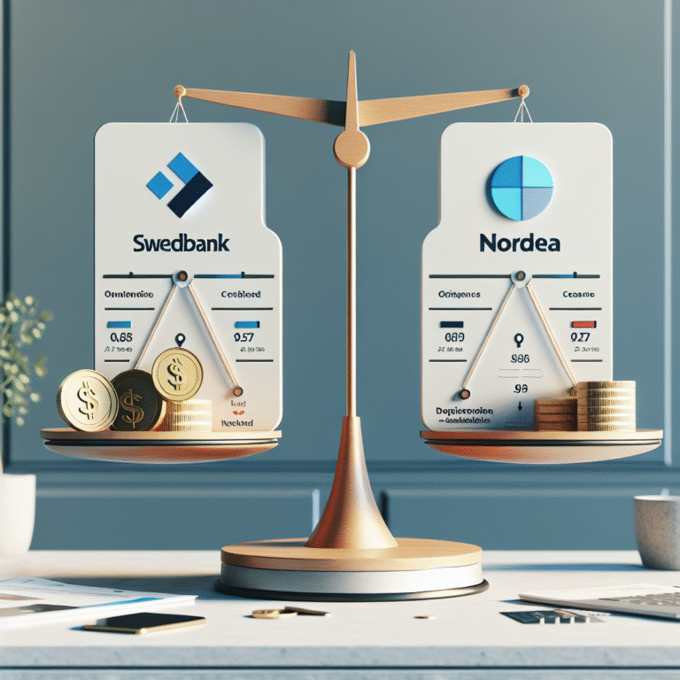 Comparativo de Empréstimos Online: Swedbank vs. Nordea – Qual é a Melhor Opção para Você?